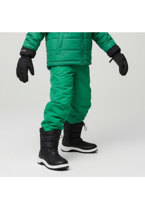 Big-Star - Czarne Śniegowce Big Star Ocieplane Buty Dziecięce. Okazja: na spacer. Kolor: czarny. Materiał: syntetyk, materiał, skóra ekologiczna, futro. Szerokość cholewki: normalna. Sezon: zima