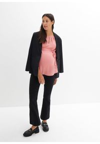 bonprix - Spodnie ze stretchem z domieszką wiskozy. Kolor: czarny. Materiał: wiskoza, skóra #2