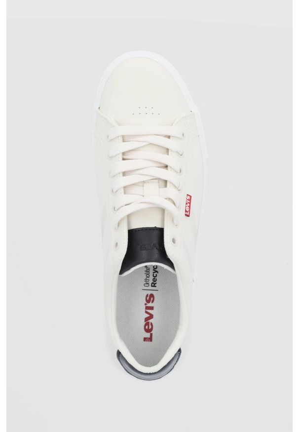 Levi's® - Levi's - Buty. Okazja: na spotkanie biznesowe. Zapięcie: sznurówki. Kolor: beżowy. Materiał: guma
