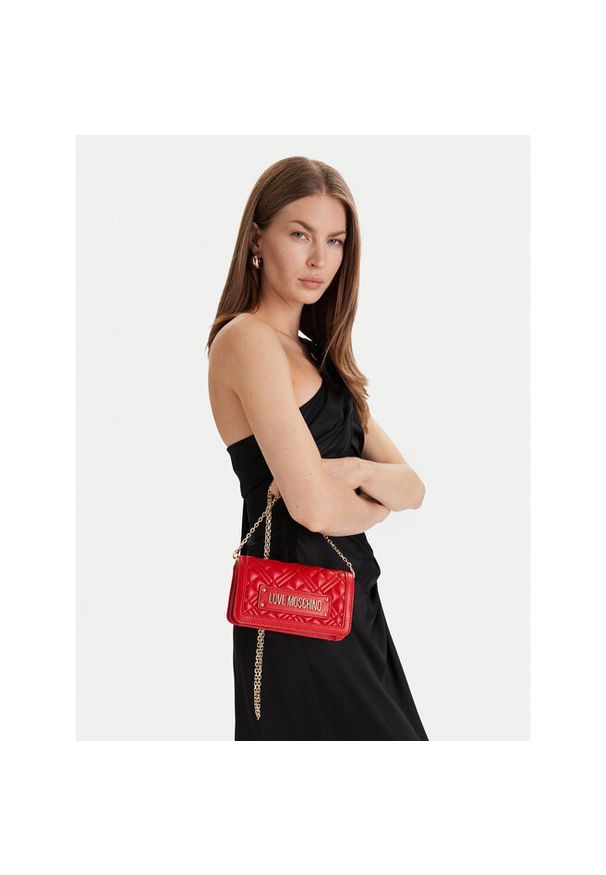 Love Moschino - Torebka LOVE MOSCHINO. Kolor: czerwony
