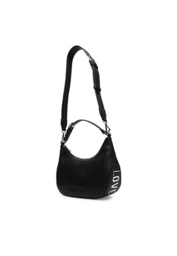Love Moschino - LOVE MOSCHINO Torebka JC4018PP1NLT000B Czarny. Kolor: czarny. Materiał: skórzane