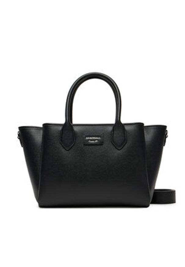 Emporio Armani Torebka EW002329 AF17799 MC149 Czarny. Kolor: czarny. Materiał: skórzane