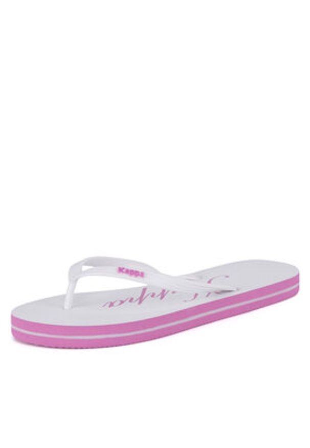 Kappa Japonki 351C23W Pink Fuchsia - White Kolorowy. Materiał: syntetyk, materiał. Wzór: kolorowy
