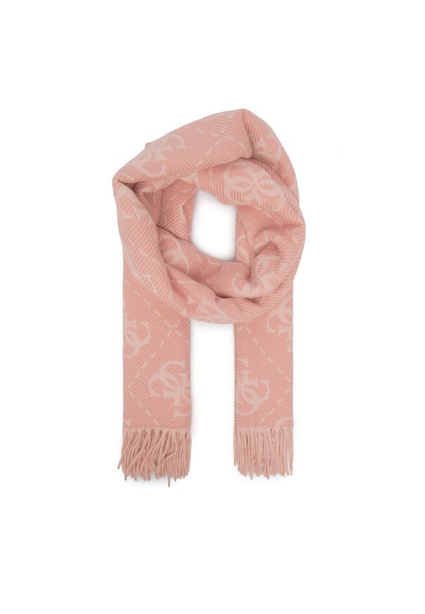 Szalik Guess. Kolor: różowy