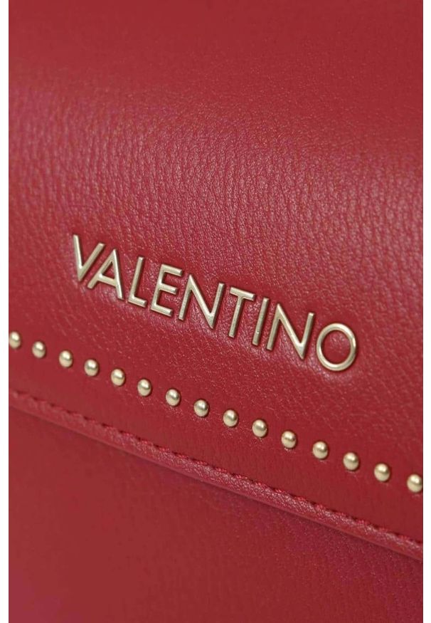 Valentino by Mario Valentino - VALENTINO Czerwona torebka Bigs Flap Bag. Kolor: czerwony