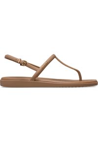 Sandały damskie Crocs MIAMI THONG FLIP. Kolor: brązowy