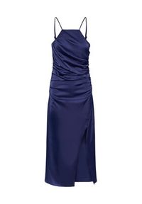 YAS Sukienka koktajlowa 26031521 Granatowy Regular Fit. Kolor: niebieski. Materiał: syntetyk. Styl: wizytowy #2