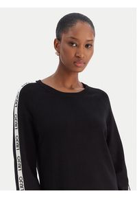 Liu Jo Sport Sukienka dzianinowa TF5288 MS63L Czarny Regular Fit. Kolor: czarny. Materiał: syntetyk. Typ sukienki: sportowe. Styl: sportowy #2