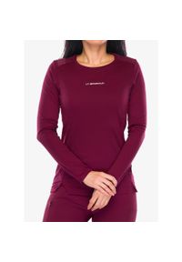 LA SPORTIVA - Bluza damska La Sportiva Beyond Longsleeve. Kolor: czerwony. Długość rękawa: długi rękaw. Sport: turystyka piesza