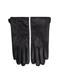Rękawiczki Damskie Semi Line P8207 Czarny. Kolor: czarny. Materiał: skóra #1