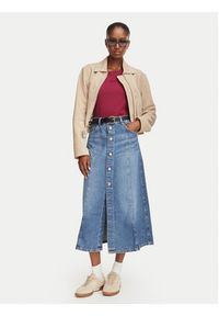BOSS Spódnica jeansowa 50564430 Niebieski Regular Fit. Kolor: niebieski. Materiał: bawełna #2