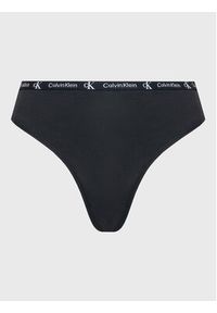 Calvin Klein Underwear Komplet 2 par stringów 000QD3990E Czarny. Kolor: czarny. Materiał: bawełna #4