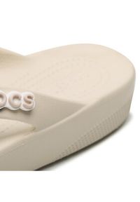 Crocs Japonki Classic Platform Flip W 207714 Beżowy. Kolor: beżowy. Obcas: na platformie