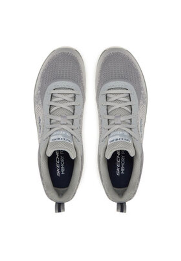 skechers - Skechers Buty na siłownię Track - Glendor 232699/GRY Szary. Kolor: szary. Materiał: materiał. Sport: fitness