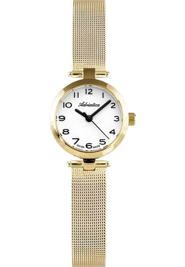 Zegarek Adriatica Zegarek damski Adriatica A3435.1123Q złoty. Kolor: złoty