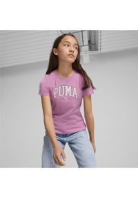 Koszulka sportowa dziewczęca Puma Squad Tee. Kolor: różowy. Długość rękawa: krótki rękaw. Długość: krótkie