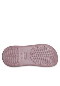 Crocs Klapki Classic Crush Clog 207521 Fioletowy. Kolor: fioletowy