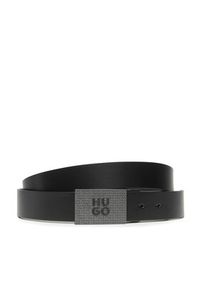Hugo - HUGO Pasek Męski Go-G 50503408 10245669 01 Czarny. Kolor: czarny. Materiał: skóra #2