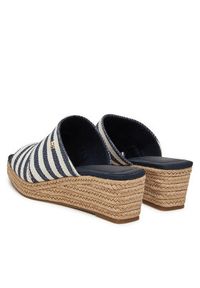 TOMMY HILFIGER - Tommy Hilfiger Espadryle Nautical Stripes Espadrille Mule FW0FW08666 Kolorowy. Materiał: materiał. Wzór: kolorowy #4