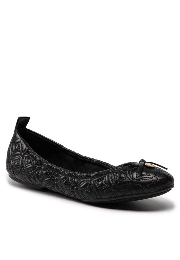 MICHAEL Michael Kors Baleriny Juliette Flat 40F2JTFP1L Czarny. Kolor: czarny. Materiał: skóra