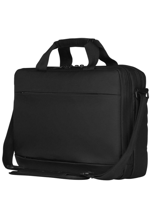 Torba Wenger Source 16'' czarny. Kolor: czarny. Styl: biznesowy, casual