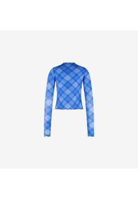 WALLIEN - Damska premium rash guard top do pływania, surfingu & nurkowania - Niebieski. Kolor: niebieski. Materiał: materiał, tkanina, prążkowany
