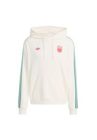 Adidas - Bluza z kapturem Italy (Gender Neutral). Typ kołnierza: kaptur. Kolor: biały
