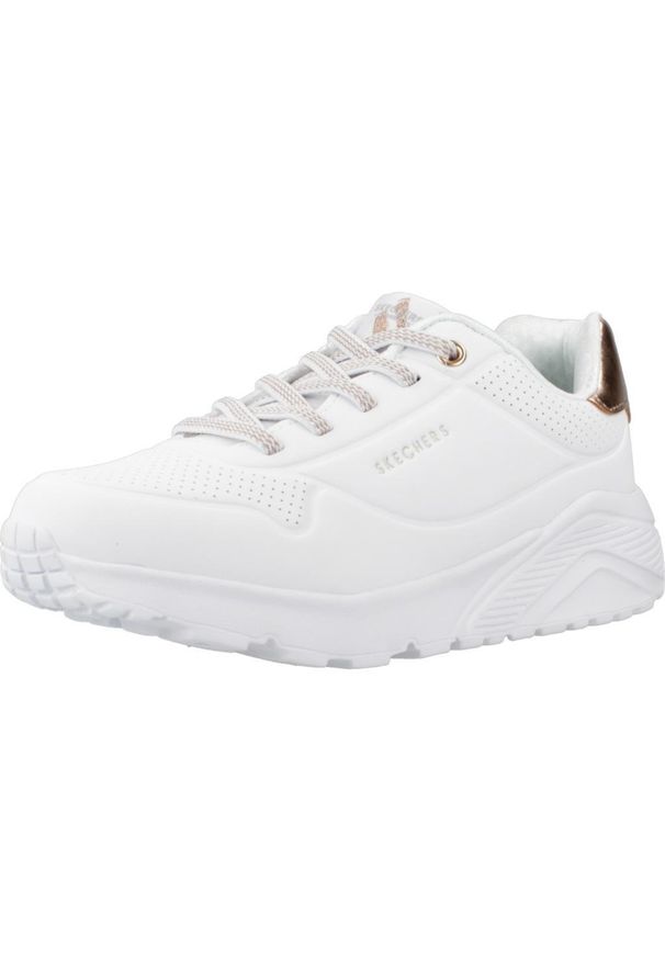 skechers - Tenisówki Skechers Model Uno Lite-metallic Mo Kolor Biały. Kolor: biały. Materiał: materiał, syntetyk, tkanina. Sport: turystyka piesza