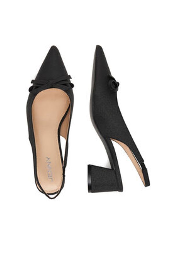 Jenny - JENNY Czółenka CEO-CD24042-3 Czarny. Kolor: czarny. Materiał: materiał