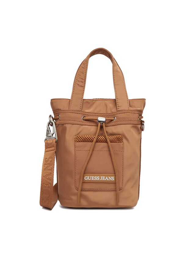 Guess Jeans Torebka CWBEO-GUESS-XC-006-09 Brązowy. Kolor: brązowy
