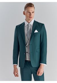 Pako Lorente - PAKO LORENTE – Zielona marynarka garniturowa P22SF-3G-017-Z-S. Okazja: na wesele, na ślub cywilny. Kolor: zielony. Materiał: wełna #1