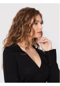 Liviana Conti Sukienka dzianinowa F2WA13 Czarny Regular Fit. Kolor: czarny. Materiał: dzianina, wełna #3