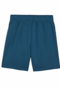Puma - Spodenki treningowe dla dzieci OM 2024/25. Kolor: biały, niebieski, wielokolorowy. Styl: młodzieżowy