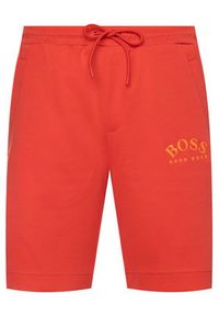BOSS - Boss Szorty sportowe Headlo 50424218 Czerwony Regular Fit. Kolor: czerwony. Materiał: bawełna. Styl: sportowy #5