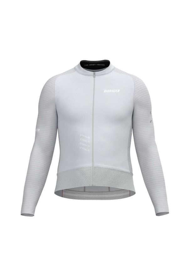 BIORACER - Dżersej z długim rękawem Bioracer Epic. Kolor: szary. Materiał: jersey. Długość rękawa: długi rękaw. Długość: długie. Sport: kolarstwo