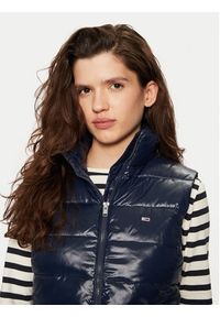 Tommy Jeans Bezrękawnik DW0DW19390 Granatowy Regular Fit. Kolor: niebieski. Materiał: syntetyk. Długość rękawa: bez rękawów #4
