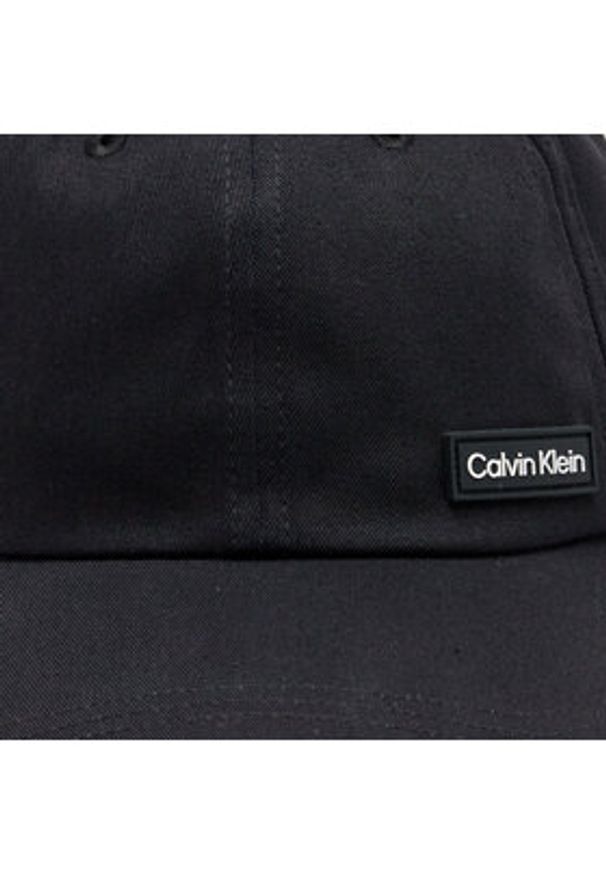Calvin Klein Czapka z daszkiem Elevated Patch K50K510487 Czarny. Kolor: czarny. Materiał: materiał, bawełna