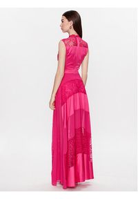 Babylon Sukienka wieczorowa S_EL0705 Różowy Regular Fit. Kolor: różowy. Materiał: syntetyk. Styl: wizytowy #2