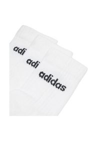 Adidas - adidas Skarpety C-HT3455 3-PACK Biały. Kolor: biały. Materiał: bawełna
