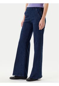 United Colors of Benetton - United Colors Of Benetton Jeansy 4TUTDF06V Granatowy Flare Fit. Kolor: niebieski