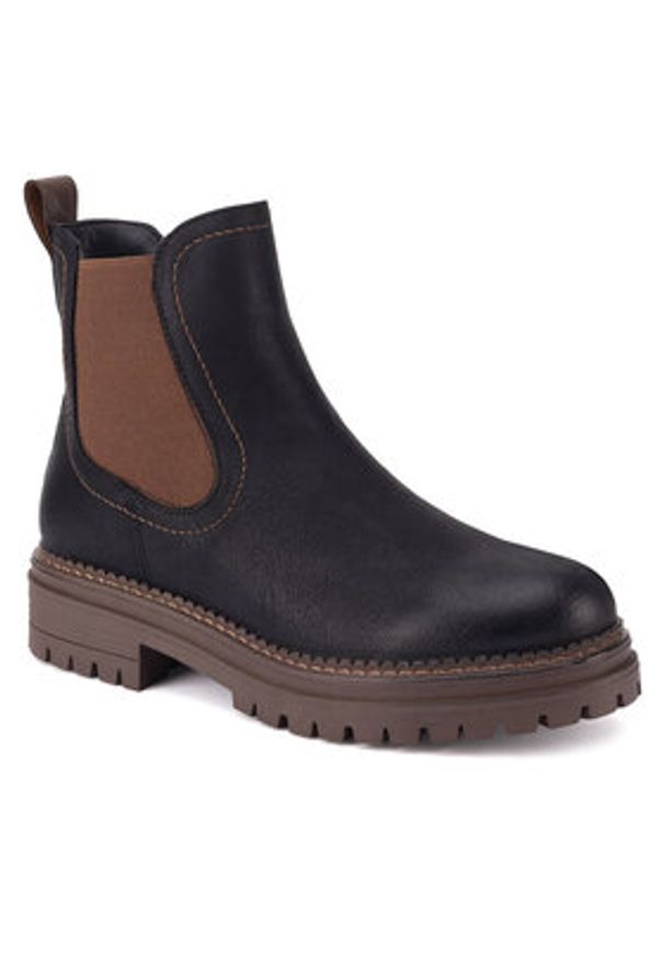 Clara Barson Botki WS5195-26 Czarny. Kolor: czarny. Materiał: materiał