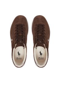 Polo Ralph Lauren Sneakersy Bedford 809P13079002 Brązowy. Kolor: brązowy. Materiał: zamsz, skóra #2