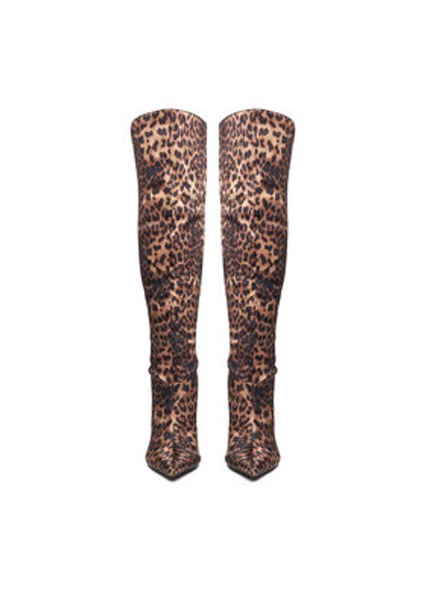 DeeZee Kozaki LXHB4-21 Brązowy. Kolor: brązowy. Materiał: materiał