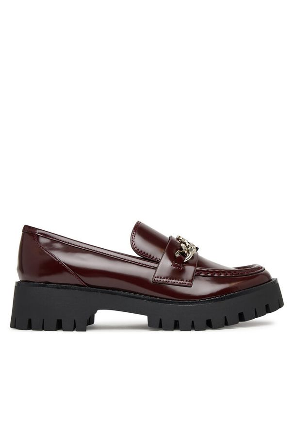 Loafersy Guess. Kolor: czerwony