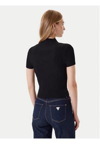 Guess Sweter W5YR04 Z0040 Czarny Regular Fit. Kolor: czarny. Materiał: wiskoza #3