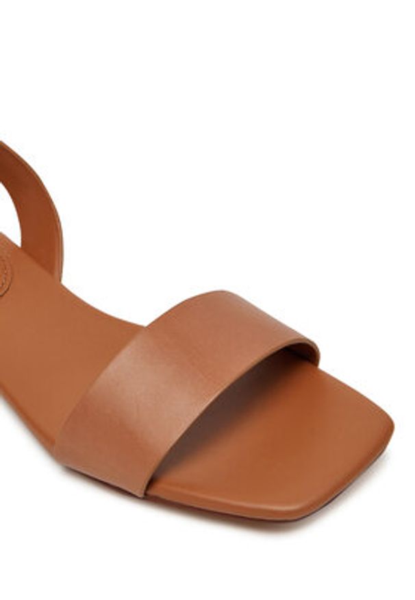 Aldo Sandały Dorenna 13578725 Brązowy. Kolor: brązowy. Materiał: skóra