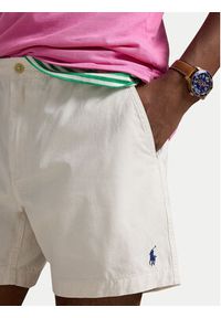 Polo Ralph Lauren Szorty materiałowe 710644995042 Biały Regular Fit. Kolor: biały. Materiał: bawełna #2