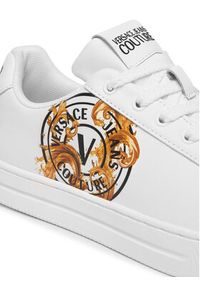 Versace Jeans Couture Sneakersy 80VA3SK3 ZPB73 3 Biały. Kolor: biały. Materiał: skóra #2