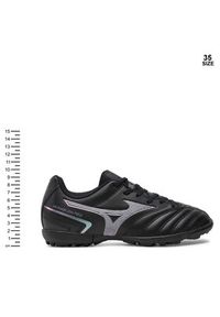 Mizuno Buty do piłki nożnej Monarcida II Sel AS Jr P1GE222599 Czarny. Kolor: czarny. Materiał: skóra