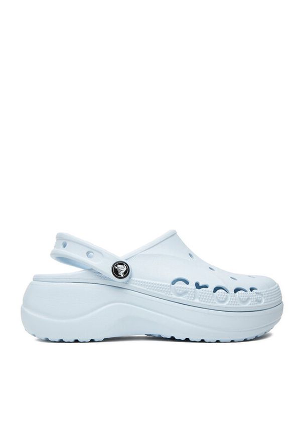 Crocs Klapki C-BAYA PLATFORM CLOG 208186-4JQ Niebieski. Kolor: niebieski. Obcas: na platformie